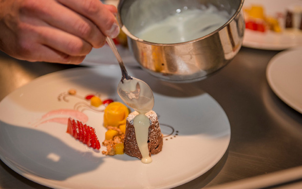 Thomas Schäffers verlockende Dessertkreation.