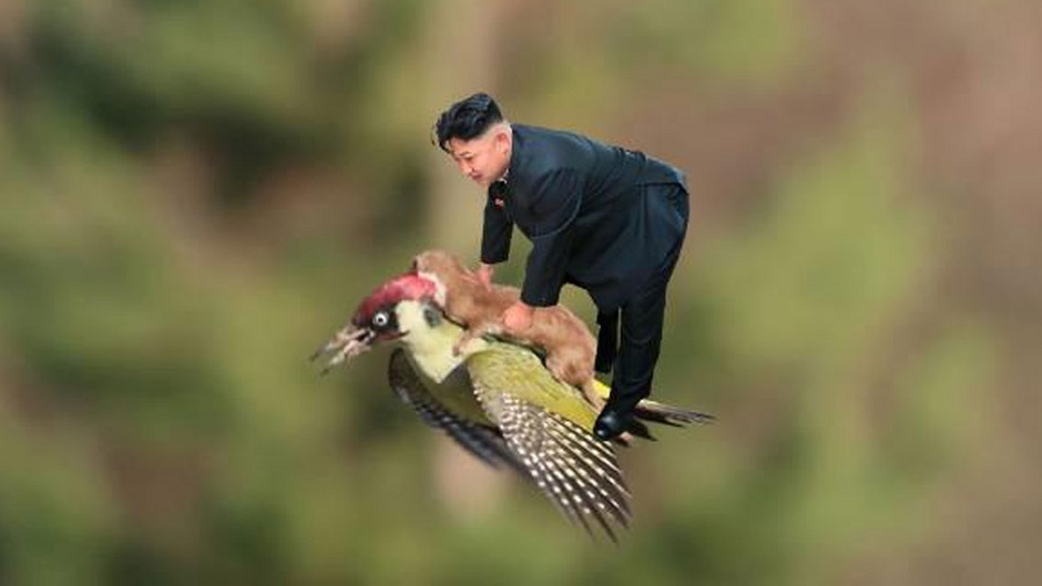 Kim Jong-un ist auf den neuen Memes durchaus sportlich unterwegs.