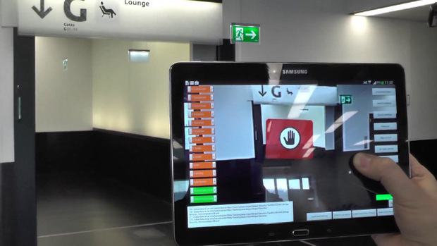 Ein Blick auf das Tablet sagt: Hier geht's nicht weiter.