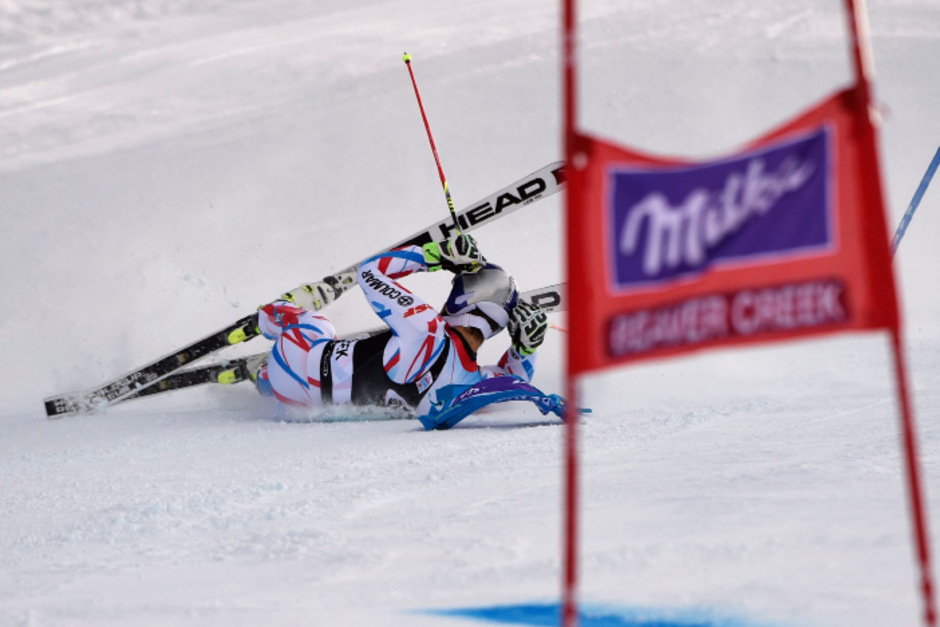 Pinturault war im Riesentorlauf in Beaver Creek heftig auf den Kopf gefallen.