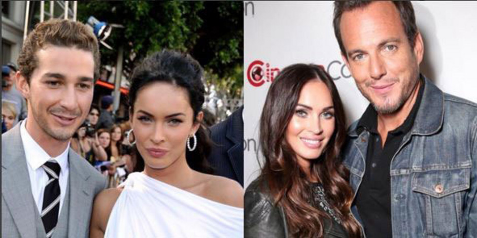 Megan Fox postete auf Instagram Fotos von sich und Schauspielkollegen Shia LaBeouf (li.), Will Arnett (re.) und Jake Johnson (nicht im Bild).