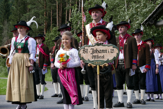 Auch die Jüngeren vertraten ihre Gemeinde St. Johann im Walde standesgemäß.