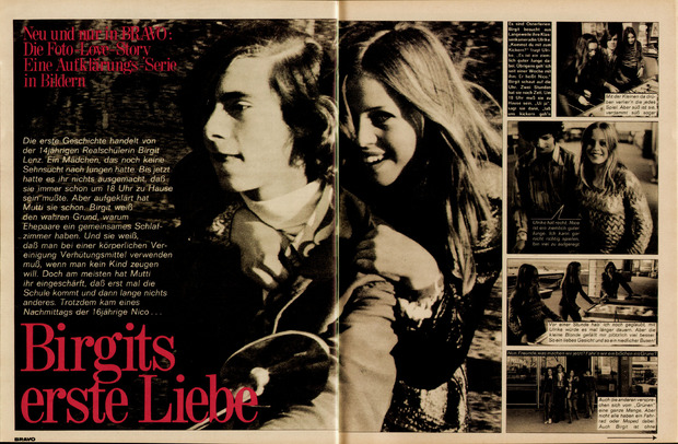 Die erste Foto-Lovestory erschien 1972.