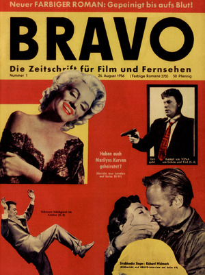 Die allererste Ausgabe erschien am 26. August 1956. Damals noch als Film- und Fernsehzeitschrift.