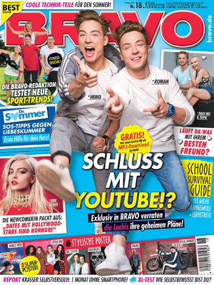 Vom jüngsten Cover lächeln die Stars der heutigen "Bravo"-Generation: YouTuber.
