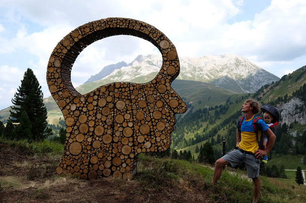 Kunst am Berg, eine Strecke mit internationalen Werken.