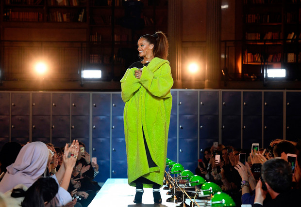 Die Schau der "Fenty"-Kollektion von Popstar Rihanna für den Sportartikelhersteller Puma.
