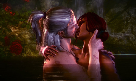 Bei „The Witcher 2“
wird sinnlicher Sex gezeigt.