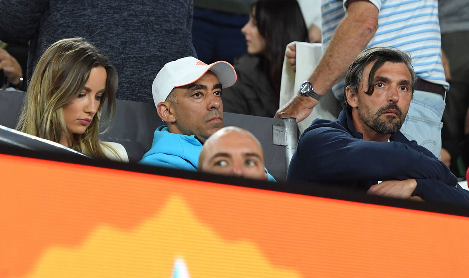 Goran Ivanisevic (r.) sitzt nicht mehr bei Tomas Berdych in der Box.