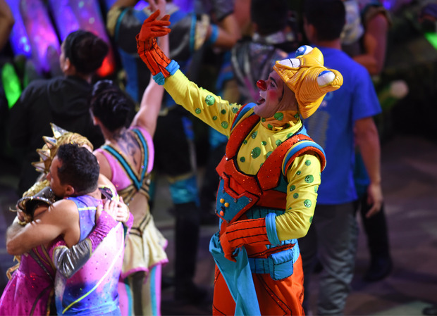Das letzte Selfie in der Manege: Der US-Zirkus Ringling Bros trat kürzlich zum letzten Mal auf.