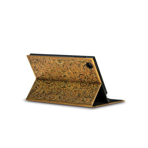 Die Hülle schön, der Inhalt digital: So hat man sich das bei Paperblanks gedacht und die Notizbücher-Hüllen zu Tablet-Covern umfunktioniert. Wer will, kann nun jedem vormachen, er würde noch selbst schreiben.