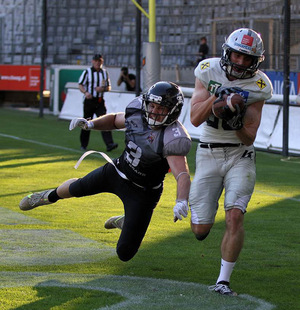 Die Footballer der Raiders (weiß) hatten alles im Griff.