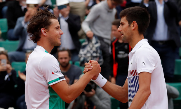 Faire Gratulation von Djokovic.