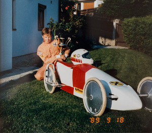 Vater Harald wurde 1989 als 14-Jähriger Staatsmeister (Bild aus dem Familienarchiv).