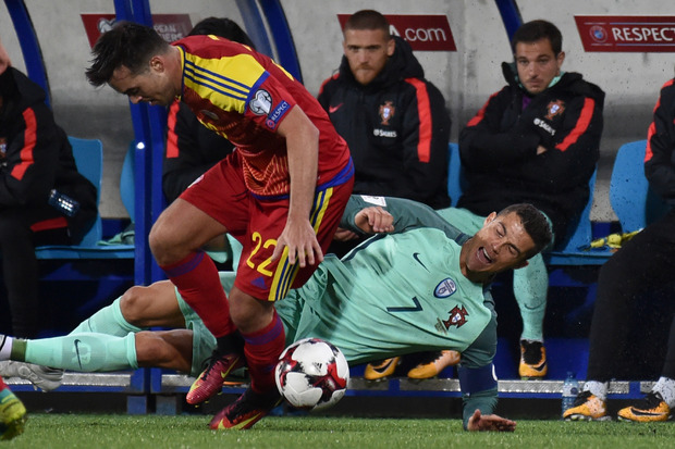 Cristiano Ronaldo hatte in Andorra hart zu kämpfen. Bei einem Sieg gegen die Schweiz wäre Portugal fix bei der WM.
