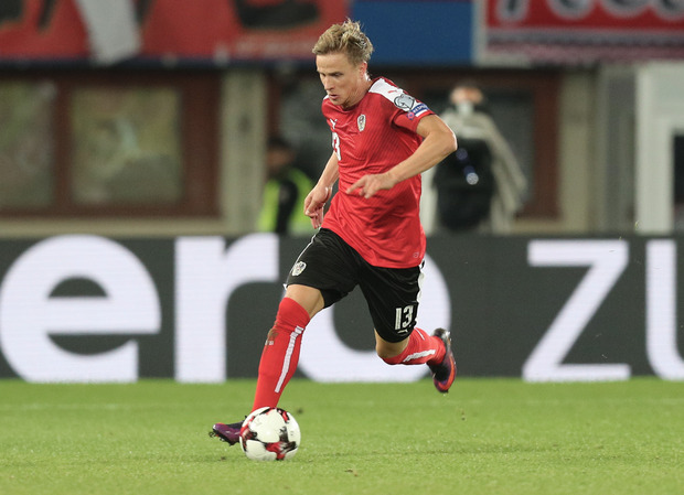 Trieb das rotweißrote Spiel gegen Serbien über den rechten Flügel an - Kasan-Legionär Moritz Bauer.