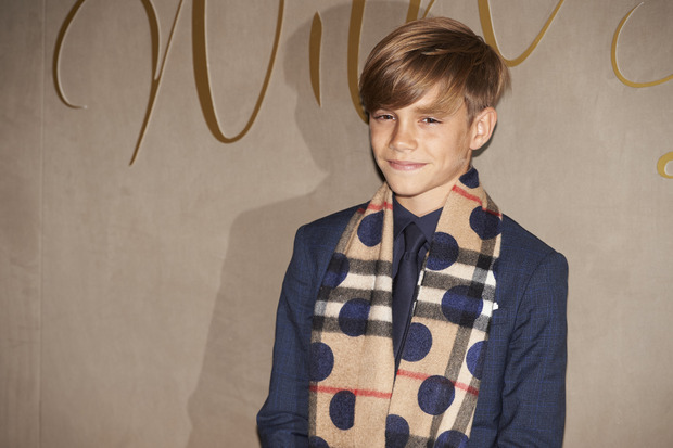 Dick im Geschäft: Romeo Beckham ist schon seit Jahren das Gesicht von Burberry.