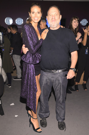 Heidi Klum und Harvey Weinstein: Beim "Project Runway" arbeiteten die beiden zusammen.