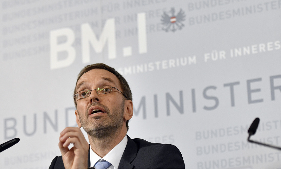 Innenminister Herbert Kickl (FPÖ) will mit dem Schreiben angeblich nichts zu tun gehabt haben.