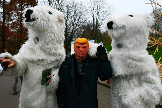 Proteste gegen die Klimapolitik der USA.