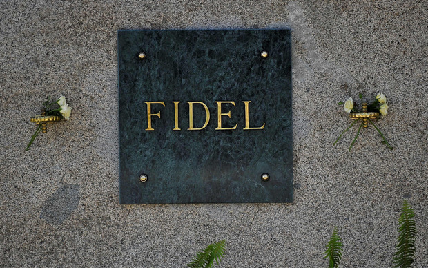Das Grab von Fidel Castro.