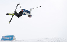 Der Norweger Oystein Braaten zauberte mit 91,40 Punkten die Höchstwertung in den Stubaier Schnee.