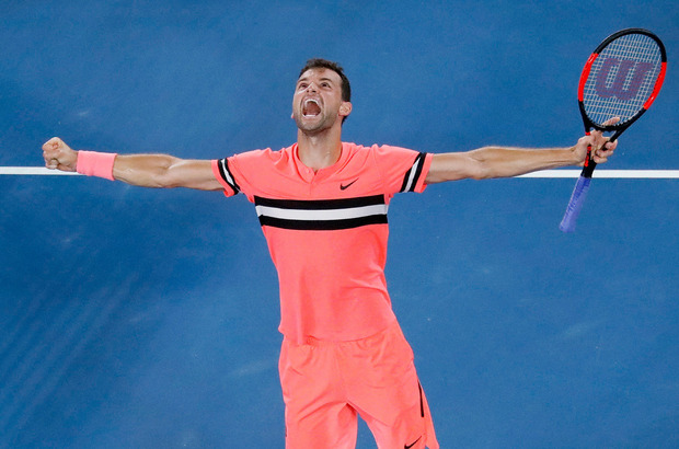 Grigor Dimitrow rang Lokalmatador Nick Kyrgios nieder.