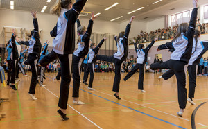 Der Sportunterricht an den Sportschulen ist vielfältig: vom Tanzen …