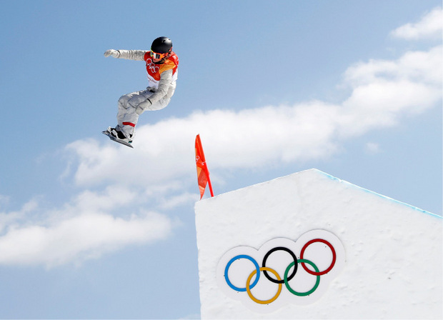 Olympiasiegerin Jamie Anderson.
