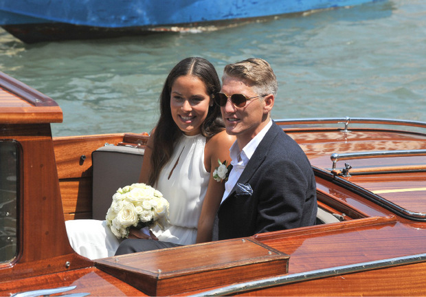 Ana Ivanovic und Bastian Schweinsteiger gaben sich 2016 öffentlichkeitswirksam in Venedig das Ja-Wort.