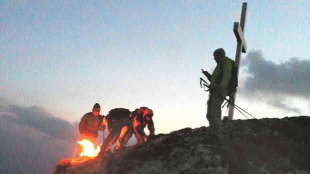 Zahlreiche Feuer werden die Nordkette erleuchten.
