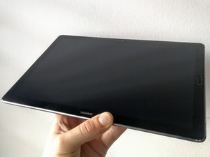 Das MediaPad ist von Vornherein im Querformat ausgelegt.