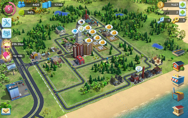 SimCity lief auf dem MediaPad M5 rund.