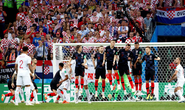 Der Traumfreistoß von Trippier brachte England früh in Führung.