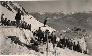 Ende der 30er-Jahre befand sich auf der Seegrube Tirols erste Skisprungschanze.