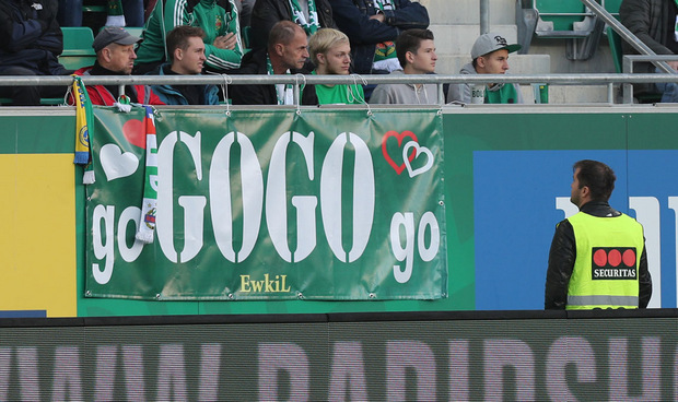 Go Gogo Go - die Rapid-Fans wurden nach der vierten Saison-Niederlage erhört.