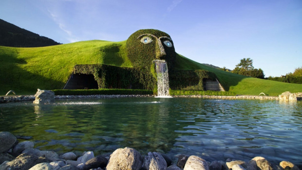Der "Riese" der Swarovski Kristallwelten in Wattens.