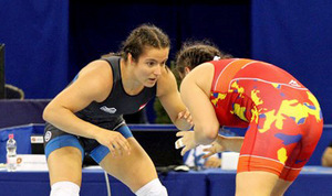 Die Tiroler Ringerin Martina Kuenz konnte am Mittwoch Bronze holen.