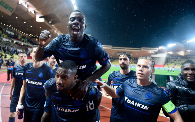 Im Nachzügler-Duell der Gruppe A feierte Brügge einen klaren 4:0-(3:0)-Erfolg bei Monaco (12).