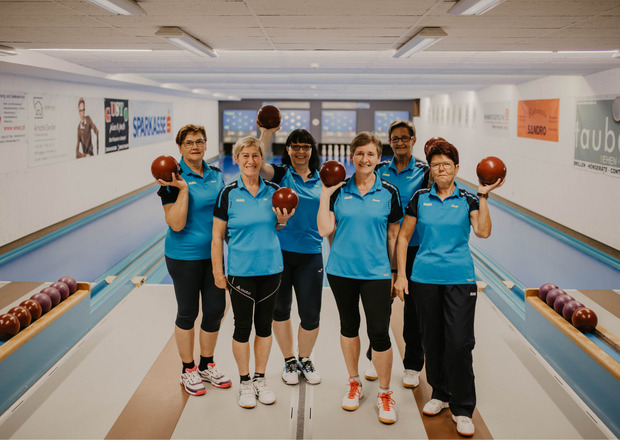 Das Damen-Team des KC Rofan Jenbach: Maria Spitzer, Fini Steinlechner, Petra Hechenblaickner, Beate Werth, Silvia Paulitsch und Christl Marterer (v. l. n. r.).