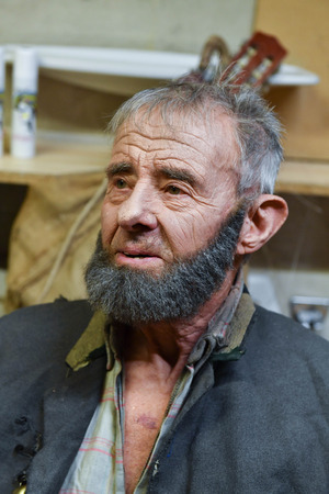 Der 85-jährige Walter Pirhofer wirkt bereits zum elften Mal als Darsteller bei dem traditionellen Spektakel mit.