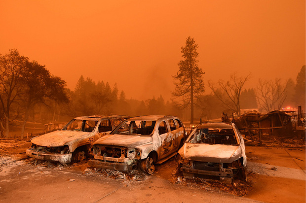 Das Ausmaß der Zerstörung durch die so genannten "Camp Feuer" war enorm.