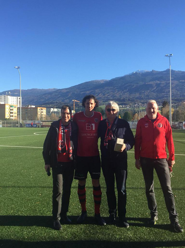 Gernot Amoser, Alexander Mader, Helmut Hupfauf und Thomas Wöber (v.l.).