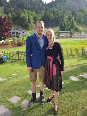 Für Dominik Landertinger und seine Marion steht das nächste Großereignis bevor: die Geburt des ersten Kindes.