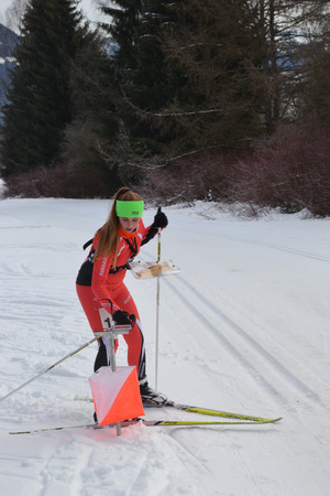 Das Orienteering funktioniert auch im Winter, dann eben mit Langlaufskiern.