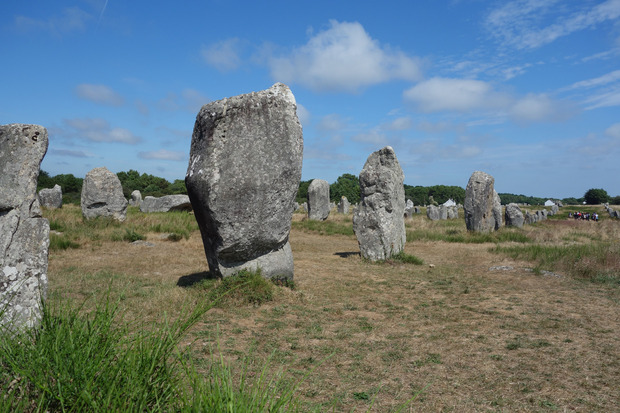 Die Hinkelsteine von Carnac.