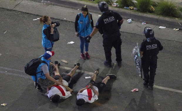 Die Polizei ging rigoros gegen Krawallmacher in der argentinischen Hauptstadt vor.