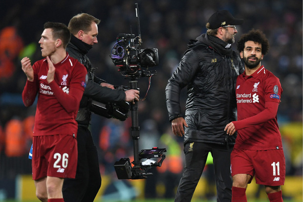 Liverpool-Coach Jürgen Klopp konnte sich einmal mehr bei Goalgetter Mo Salah bedanken.