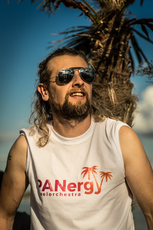 Stefan Schwarzenberger, Gründer und musikalischer Direktor des „PANergy Steelorchestra“.