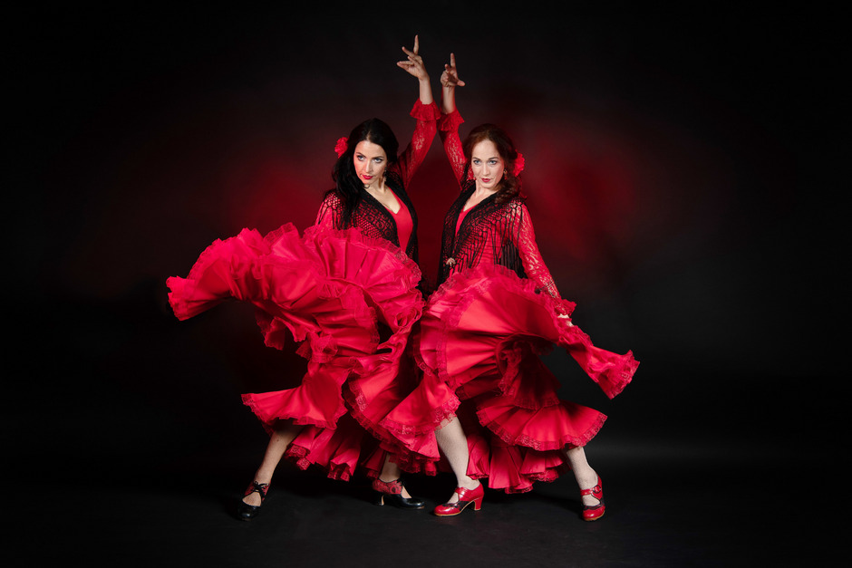 Die Flamencotänzerinnen "Las Hermanas" begrüßen am 1. Jänner in Kals das neue Jahr